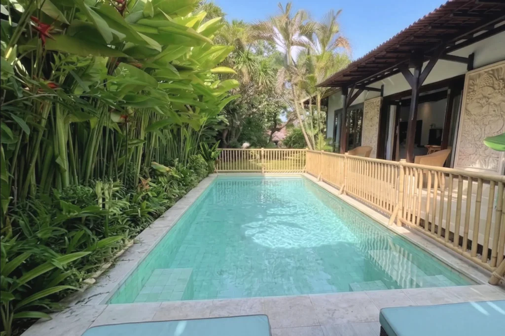 Family Villa in Sanur Bali with Pool Fence & Kids Playground – The Santi Estate Poolfence Secure all pool